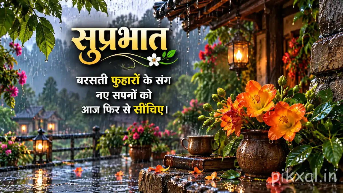 Beautiful Monsoon Good Morning Image