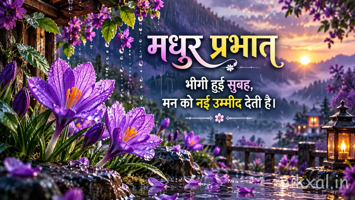 Beautiful Rainy Good Morning Images