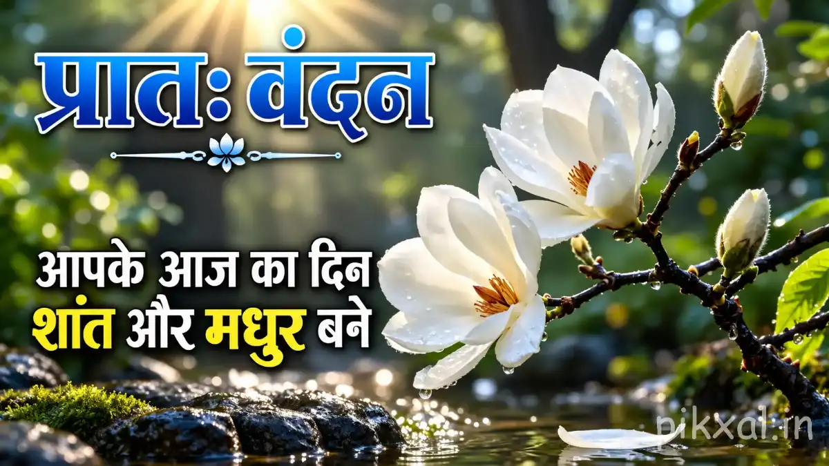 Serene White Flower Good Morning Images to Send Loved Ones