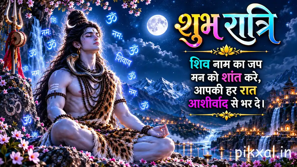 Spiritual Good Night Mahadev Images to End Your Day with Blessings