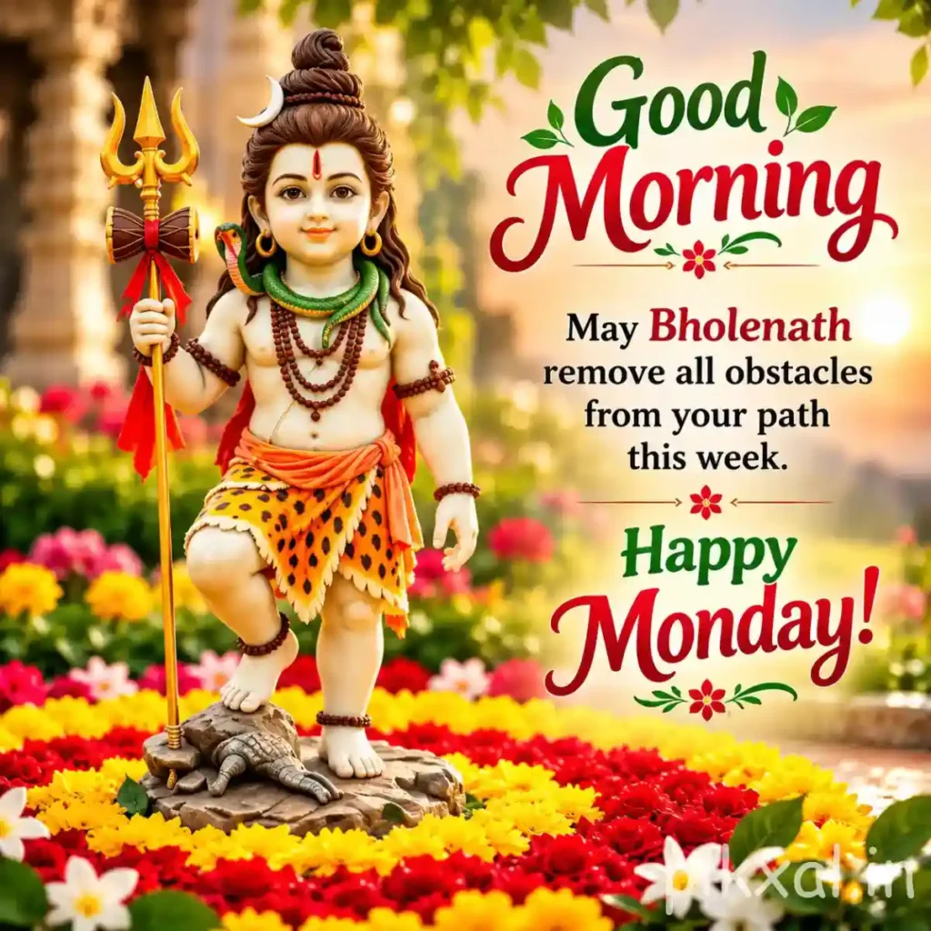 Cute Baal Shiva Good Morning God Images to remove all obstacles from your path.